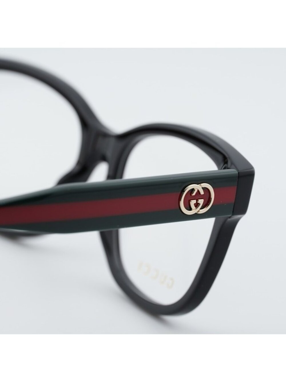 Gucci GG0038ONN 001 Eyeglasses Black 54mm Square Frame - Picture 7 of 12